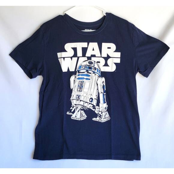 Star Wars R2D2 Men's Blue T-shirt Fifth Sun Size L - Picture 1 of 4
